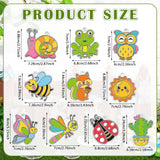 WinnerWhy 30 Sets Suncatchers Window Art Kits, DIY Sun Catchers Bulk Crafts Paint Your Own Window Ornaments for Boys Girls Classroom Home Party Birthday Activity Decor (Vibrant Style) WinnerWhy