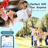 VEVOR Bird Feeder with Camera, Smart Bird House Camera Solar Powered, Wireless Vedio Birdhouse with AI Identify Resolution, 2K Full HD, Auto Detect & Notify, Ideal Present Choice for Bird Lover VEVOR