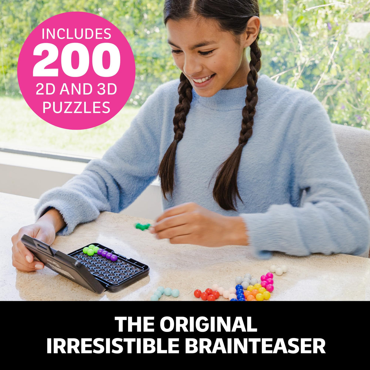 Educational Insights Kanoodle 3D Brain Teaser Puzzle Game, Featuring 200 Challenges, Easter Basket Stuffers for Kids, Gift for Ages 7+ Educational Insights