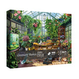 Flower Plant Garden Puzzle 1000 Pieces for Adults, Spring Greenhouse Jigsaw Puzzle Botanical, Colorful Floral Puzzle BBOLDIN