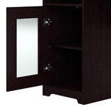 Bush Furniture Cabot 60W L Shaped Computer Desk in Espresso Oak Bush Business Furniture