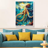 300 Piece Puzzle for Adults, Jigsaw Puzzle, Ocean Sailboat Octopus Jigsaw Puzzles, Funny Family Game and Learn About The Beauty of The Ocean, Friends Family Activity Game Nights Gifts, 20.5x15 in VOLUVOLU