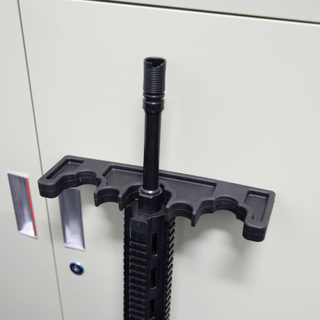 Adoreal Magnetic Rifle Rack, Durable Rubber Gun Rack for Gun Storage, Magnetic Gun Holder in Gun Cabinet, Shotgun Rifle Barrel Rest Gun Safe Organizer Indoor Gun Racks Size10.23”Lx2.83”Wx0.74”H Adoreal