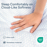 Niagara Cooling Full Mattress Topper - Pillow Top Mattress Cover Quilted Fitted Cooling Topper for Back Pain Deep Pocket Fits 20 Inches (54x75 Inches) Niagara Sleep Solution