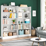 Tribesigns 72-inch Modern 6-Tier White Bookcase with Storage Shelves Tribesigns