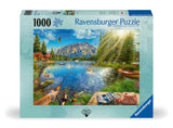 Ravensburger Life at The Lake Puzzle - 1000 Piece Jigsaw for Kids and Adults | Handcrafted in Germany | Perfect Interlocking Fit | Vibrant, Glare-Free Imagery Ravensburger