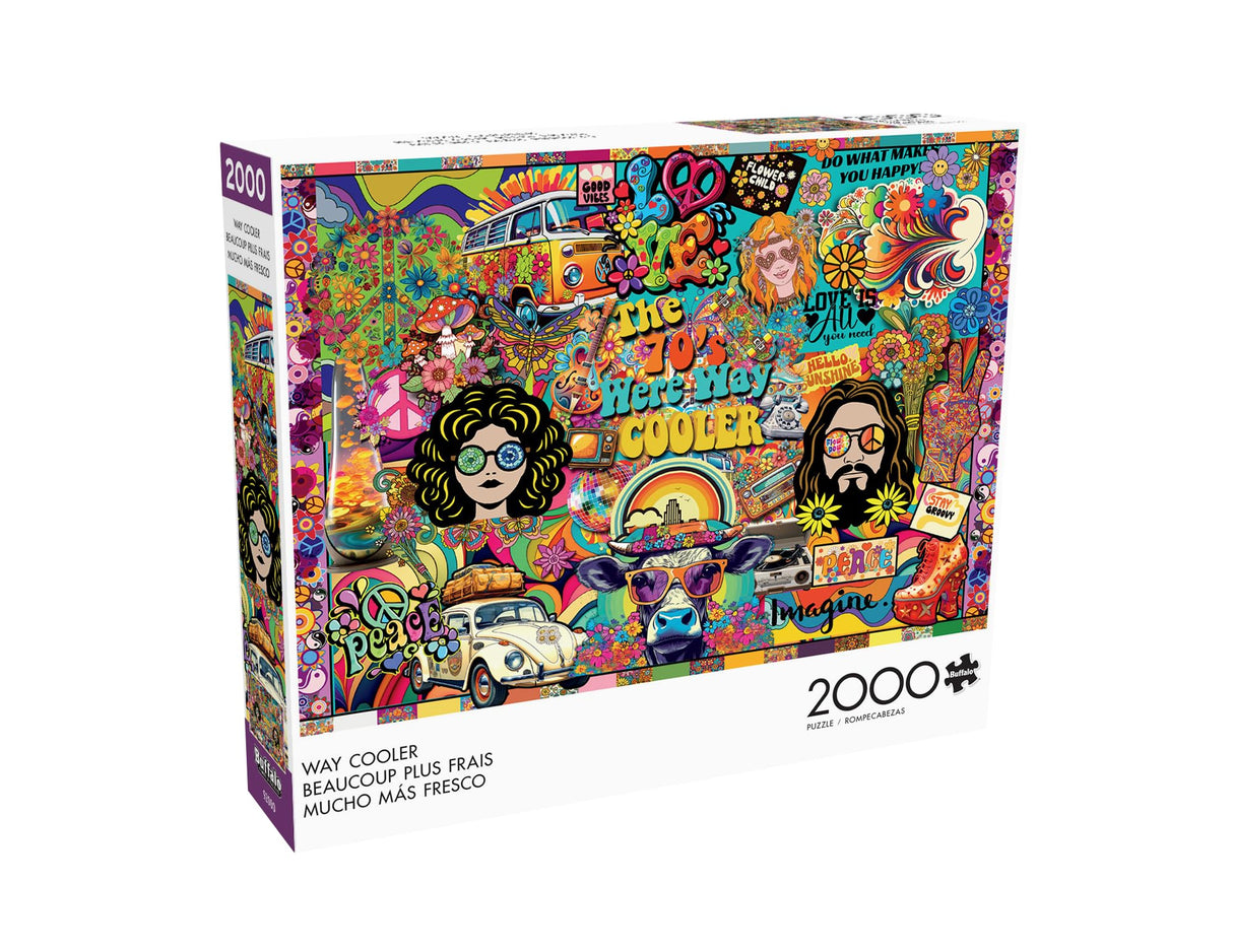 Buffalo Games - Lois Sutton - Way Cooler - 2000 Piece Jigsaw Puzzle for Adults -Challenging Puzzle Perfect for Game Nights - Finished Size is 38.50 x 26.50 Buffalo Games