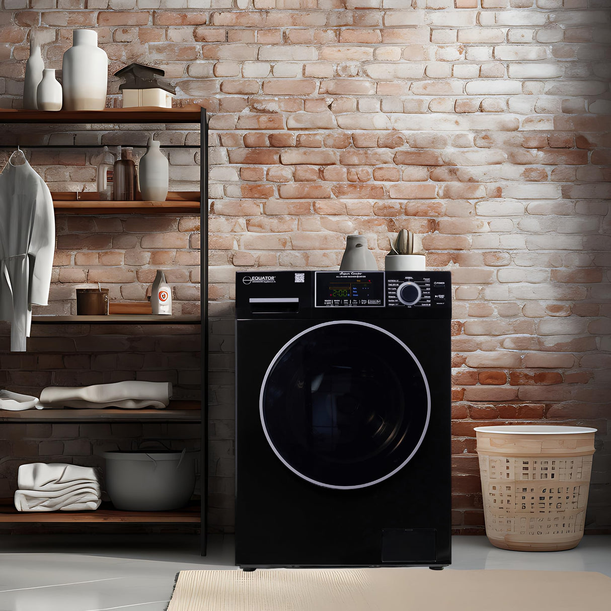 Equator All-in-One Washer Dryer VENTLESS/Vented PET Cycle 1.62cf/15lbs 110V Equator Advanced Appliances