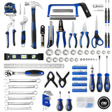 Prostormer Tool Set 259-Piece, Complete Hand Tool Kit with Heavy Duty Aluminium Tool Box, General Mechanic Toolbox for Home, Car, RV, Repair Shop Prostormer