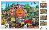 Masterpieces 550 Piece Jigsaw Puzzle For Adults, Family, Or Kids - Antique Barn - 18"x24" Masterpieces