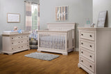 Sorelle Furniture Portofino Crib,Classic 4-In-1 Convertible Crib,Brushed Ivory Crib Made of Wood,Non-Toxic Finish, Wooden Baby Bed,Toddler Bed,Child’s Daybed and Full-Size Bed-Ivory SORELLE FURNITURE