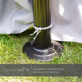 Grand Patio 10x13 Ft Patio Gazebo,Outdoor Gazebo Canopy with Mosquito Netting and Curtains,Sturdy Straight Leg Tent Soft Top Gazebo for Patios Deck Backyard Grand patio