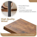 Shintenchi Bookshelf, 5 Tier Bookcase with Drawer, Modern Tall Bookshelves Storage Organizer, Industrial Book Shelves for Bedroom, Living Room, Office, Rustic Brown Shintenchi