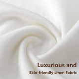 VECELO Modern Convertible Folding Futon Sofa Bed with Removable Armrests Breathable Linen Recliner Couch for Living Room/Apartment Lounge, 2 Cup Holders, White VECELO