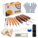 CARVCRAZE Wood Carving Tools Set 30-in-1 Wood Carving Knife Kit, Whittling Knife, Craft Kits for Adults, Wood Working Tools and Accessories, Whittling Knives, Wood Whittling Kits, Hobbies for Adults CarvCraze