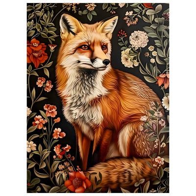 Mandun Paint by Numbers for Adult, Fox Paint by Numbers Kit for Adults Beginners, DIY Acrylic Oil Painting Kits with Brushes for Home Wall Decor 16x20Inch