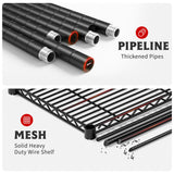 REIBII 6 Tier Wire Shelving,1800LBS Storage Shelves Metal Shelves for Storage Rack,75''H Adjustable Garage Shelving Heavy Duty Shelving Units Pantry Shelf Kitchen,75''HX35.5''WX18''D REIBII