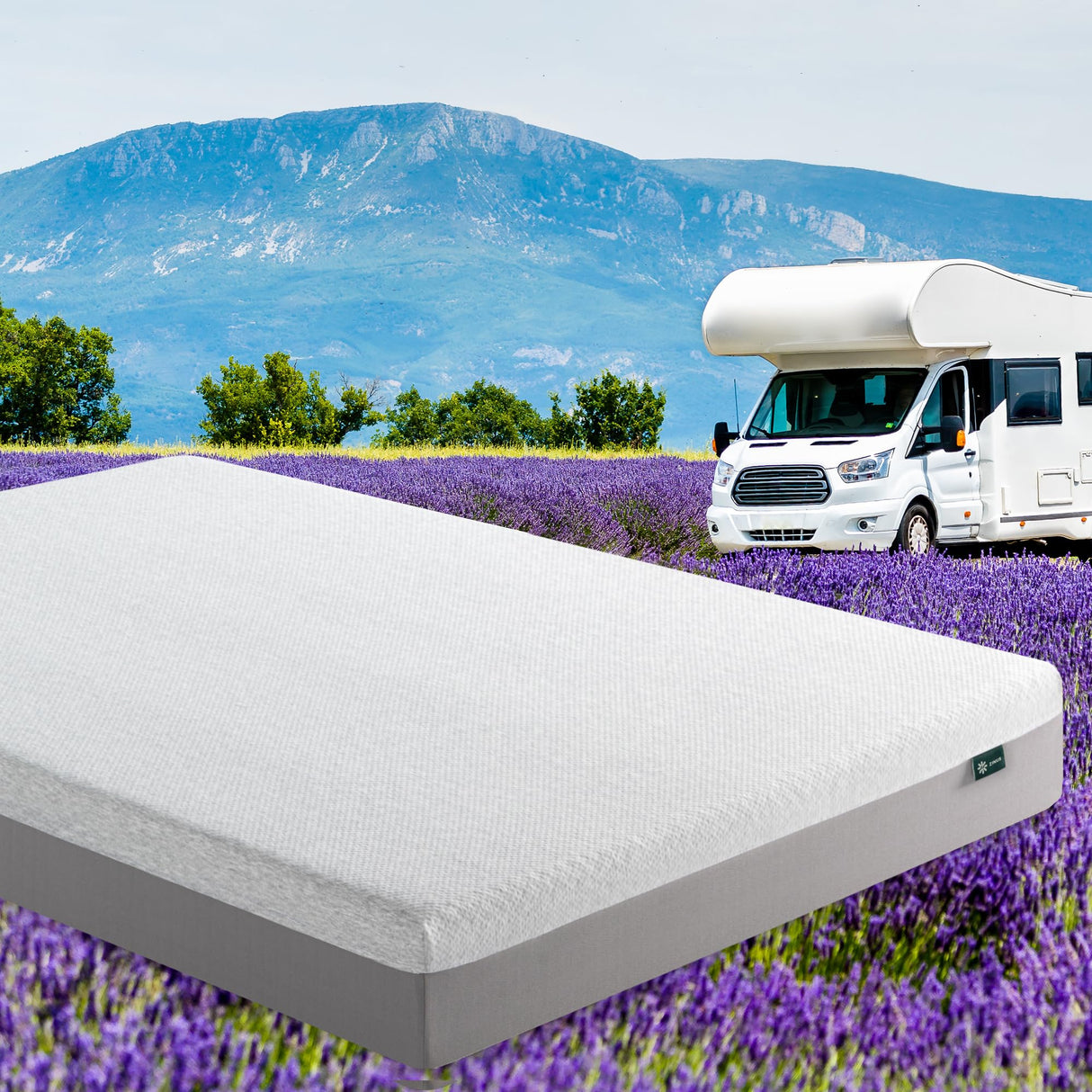 ZINUS 8 Inch Ultima RV Memory Foam Mattress [New Version], Short Queen, Fiberglass Free, Medium Firm Feel, Breathable Memory Foam, Certified Safe Foams & Fabric, Mattress in A Box Zinus