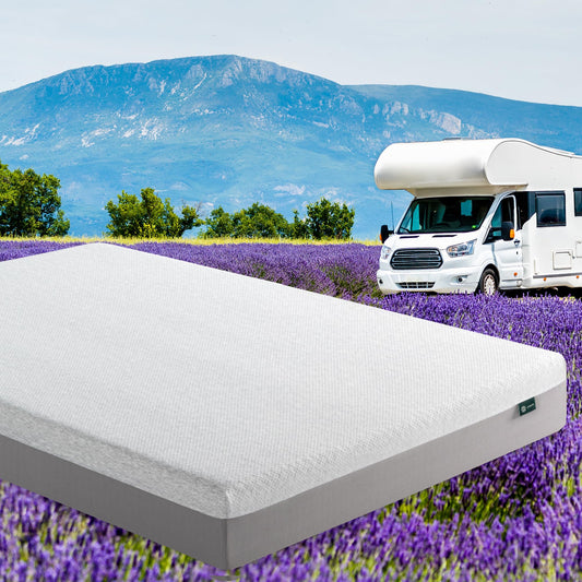 ZINUS 8 Inch Ultima RV Memory Foam Mattress [New Version], Short Queen, Fiberglass Free, Medium Firm Feel, Breathable Memory Foam, Certified Safe Foams & Fabric, Mattress in A Box