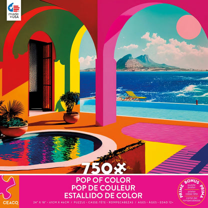 Ceaco - Pop of Color - 750 Piece Jigsaw Puzzle