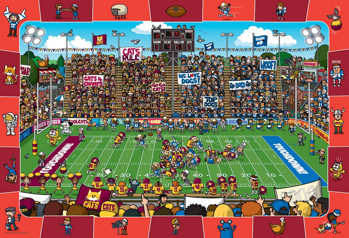 EuroGraphics Football Spot & Find Puzzle (100-Piece) (6100-0474) EuroGraphics