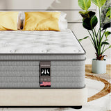 6V-Sermmoo Full Mattress, 14 Inch Hybrid Full Size Mattress in a Box, Pocket Spring and Memory Foam for Pressure Relief, Motion Isolation, Edge Support, Medium Firm, CertiPUR-US 6V-Sermmoo