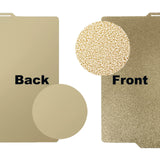 RETUXEP 257x257mm Double Sided Flexible PEI Sheet, Smooth PEI Surface+Textured PEI Surface for Bambu Lab X1C/X1/X1E/P1P/P1S/A1 3D Printer, 3D Printer PEI Spring Steel Build Plate Removable Platform RETUXEP