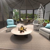 EROMMY 12' x 18' Sunroom, Solarium Gazebo with Aluminum Frame and Polycarbonate Roof, Outdoor Permanent Sun Room with Moveable PVC Screen and Sliding Door for Garden, Patio, Deck, Lawns EROMMY