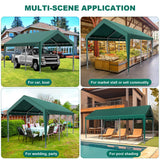 Raxmolo 12x20FT Heavy Duty Carport, Portable Car Canopy Garage Boat Shelter Party Tent, UV Resistant Waterproof Carport Canopy with Four Wind-Resistant Ropes (Green) Raxmolo