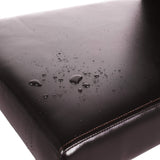 Yaheetech Dining Chairs Side PU Cushion Chairs with Waterproof Surface and Wood Legs for Kitchen Restaurant and Living Room, Set of 4, Brown Yaheetech