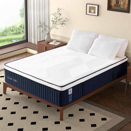 Full Mattress, DIGLANT 14Inch Hybrid Soft Medium Plush Memory Foam Mattress, Full Size Mattress with 7-Zone Pocket Springs, Mattress in a Box for Supportive & Pressure Relief, CertiPUR-US Certified DH DIGLANT HOME