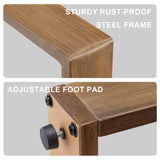 Belord 5 Piece Patio Furniture Set with Swivel Chairs, PE Wicker Patio Sofa Set Outdoor Swivel Rocker Patio Chairs with Anti-Rust Metal Wide Armrests for Deck Backyard Sunroom Belord