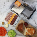 NESCO FS-200, Food Slicer, Gray, Aluminum with 7.5 inch Stainless Steel Blade, 180 watts, One Size Nesco