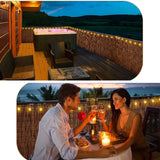 Natural Reed Fencing Rolls, Reed Screen for Garden, Privacy Fence,Bamboo Reed Roll-Up Blind Shades,2 3 4 5 Feet High,Hand-Woven,Sun Shade,Waterproof (Size : 61x1005CM(2x33ft)) XINSARV