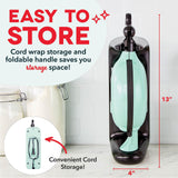 DASH Flip Belgian Waffle Maker – 1” Thick Waffle Mold, Nonstick Waffle Iron with Quick Heat-Up, Surface - Rotating Belgian Waffle Maker for Kids and Families, Just Add Batter (Aqua) DASH