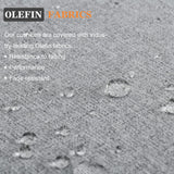 Vakollia Outdoor Aluminum Furniture Set with Fire Pit Table - 4 Pieces Modern Patio Conversation Sets Metal Sectional Sofa Set Vakollia