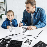 HIFORNY 30 PCS Sketching Drawing Pencil Set,Sketch Pencils Art Supplies with Graphite,Charcoal,Blending Tools,Accessories,Drawing Kit for Adults Artists HIFORNY