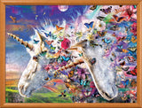 Masterpieces 300 Piece EZ Grip Jigsaw Puzzle - Unicorns & Butterflies - 18"x24" Masterpieces