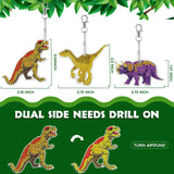 MTLEE 8 Pcs Diamond Art Keychains Kids Arts and Crafts 5D Diamond Art Kits Gem Keychains for Boys Girls Ages 8-12 DIY Gift Birthday Party(Ocean Style) MTLEE