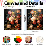 Flower Paint by Numbers Kit for Adults, Flower Paint by Numbers Kit for Adults Beginner, Adult Paint by Number Kits for Gift Home Decor 16''W x 20''L hkejoi