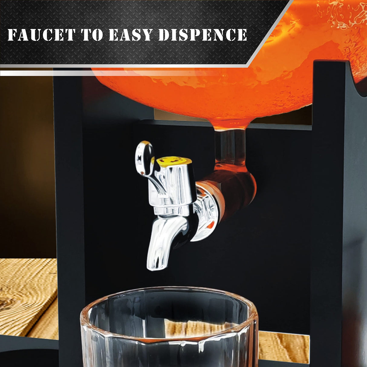 Football Whiskey Decanter Set with Glasses Spout 4Chiller,47oz Whiskey Decanter Sets for Men,Whiskey Set Gifts for Men,Birthday Gifts for Men Gifts for Dad Him Boyfriend,Tequila Decanter Alcohol LuxuryBar