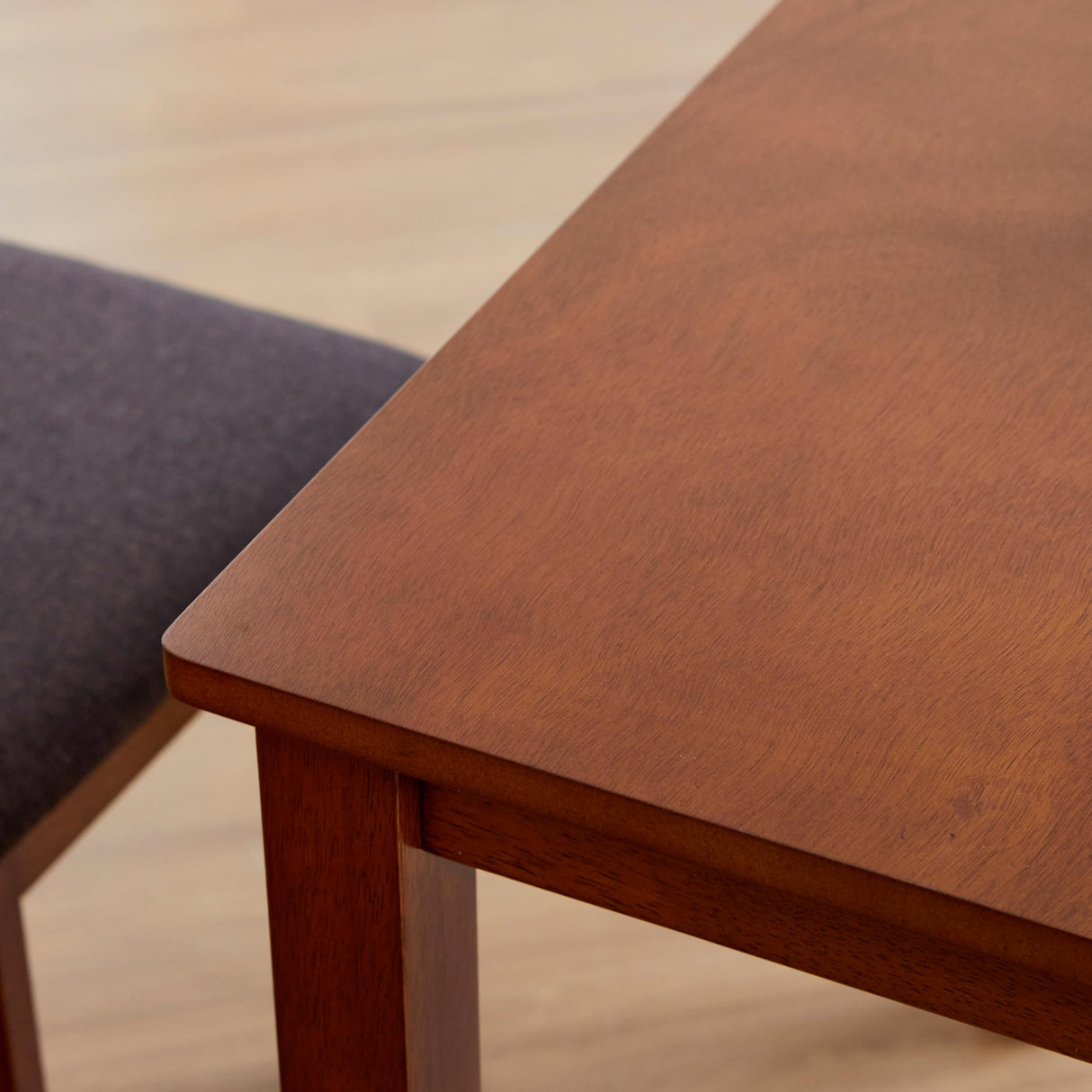 Livinia Seattle Modern Farmhouse Kitchen Dining Room Chair Set of 2, Solid Wood Fabric Upholstered Cushion Seat Wood Ladder Back Chairs (Antique) Livinia