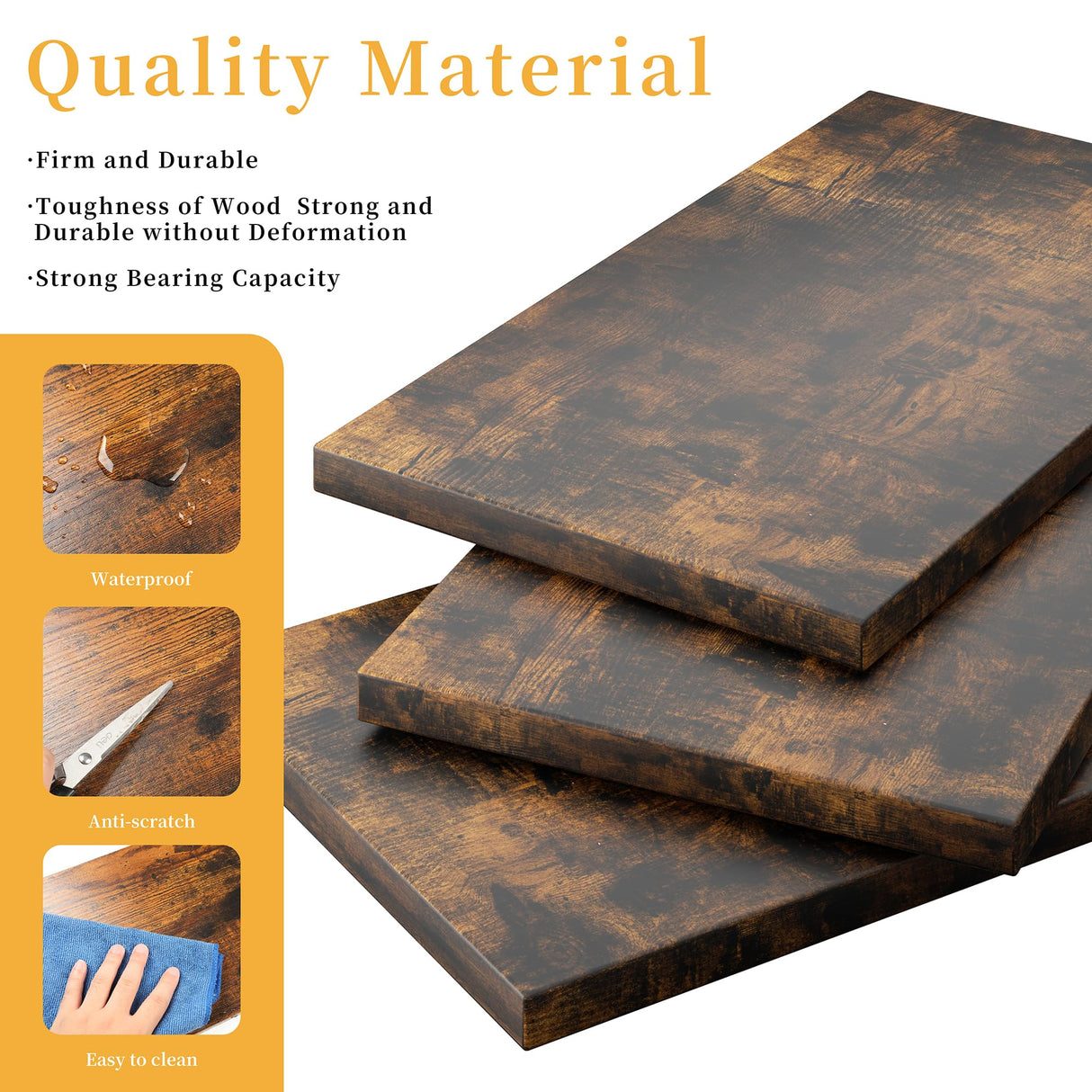 Shintenchi Bookshelf,6-Tier Open Bookcase and Bookshelves,6 Shelf Display Storage Shelves Floor Standing 70.6 inches Tall Bookcase for Home Office, Living Room (Brown) Shintenchi