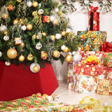 EverMerry Christmas Tree Decorations, 26’’ Christmas Tree Skirt Collar Stand, Foldable Christmas Tree Ring for Artificial Trees Christmas Tree Decor Base Cover & Holiday Decor & Party EverMerry