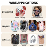 30000Pcs Resin Jelly Rhinestones for Crafting Bedazzling, Multicolor 3mm Flatback Gems for Crafts Clothing Clothes Tumblers Shoes Nails, Flat Back Mixed Color Bulk Bedazzler Kit Jewels with b7000 Glue Worthofbest