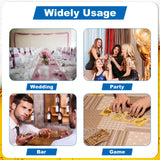 Didaey 6 Pcs Sublimation Bottle Opener Blanks Credit Card Bottle Opener Metal Stainless Steel Wallet Beer Opener for Christmas Wedding Party Gifts Bar Kitchen Restaurant, White 2.09 x 3.35 Inch Didaey