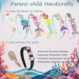 GO2HEJING Headband Making Kit for Girls - Make Your Own Fashion Headbands, Hair Accessories for Girls, DIY Arts and Crafts Gifts for Ages 6-9 Years Old GO2HEJING