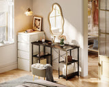 AODK 40 Inch Small Computer Desk with Power Outlets & USB Charging Port, Modern Simple Style Desk for Small Spaces Home Office, Study Student Writing Desk, Kids Desk, Black AODK