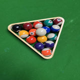 HMQQ Billiard Balls Set 2-1/4" Regulation Size Pool Table Balls for Replacement (16 Resin Balls) HMQQ