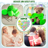 15 Rolls Glow in The Dark Yarn Luminous Knitting Crochet Yarn for Crocheting DIY Arts Glow in The Dark Party Supplies for DIY Arts Crafts Sewing, 820 yd Roll(Bright Color) Qunclay